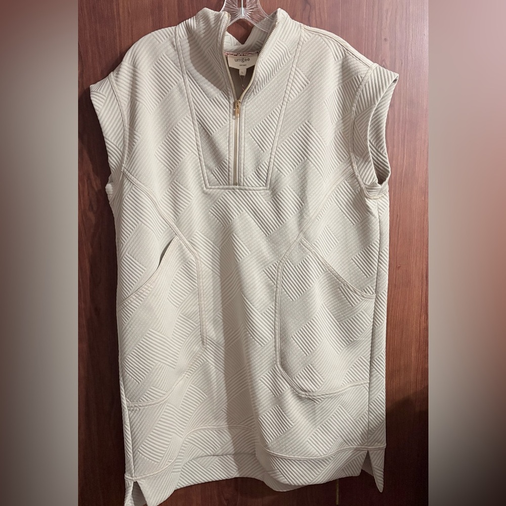 Umgee Cream Textured Women's Dress
